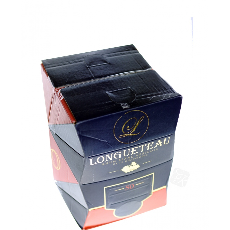 Longueteau rhum agricole blanc 50%, guadeloupe - 3L